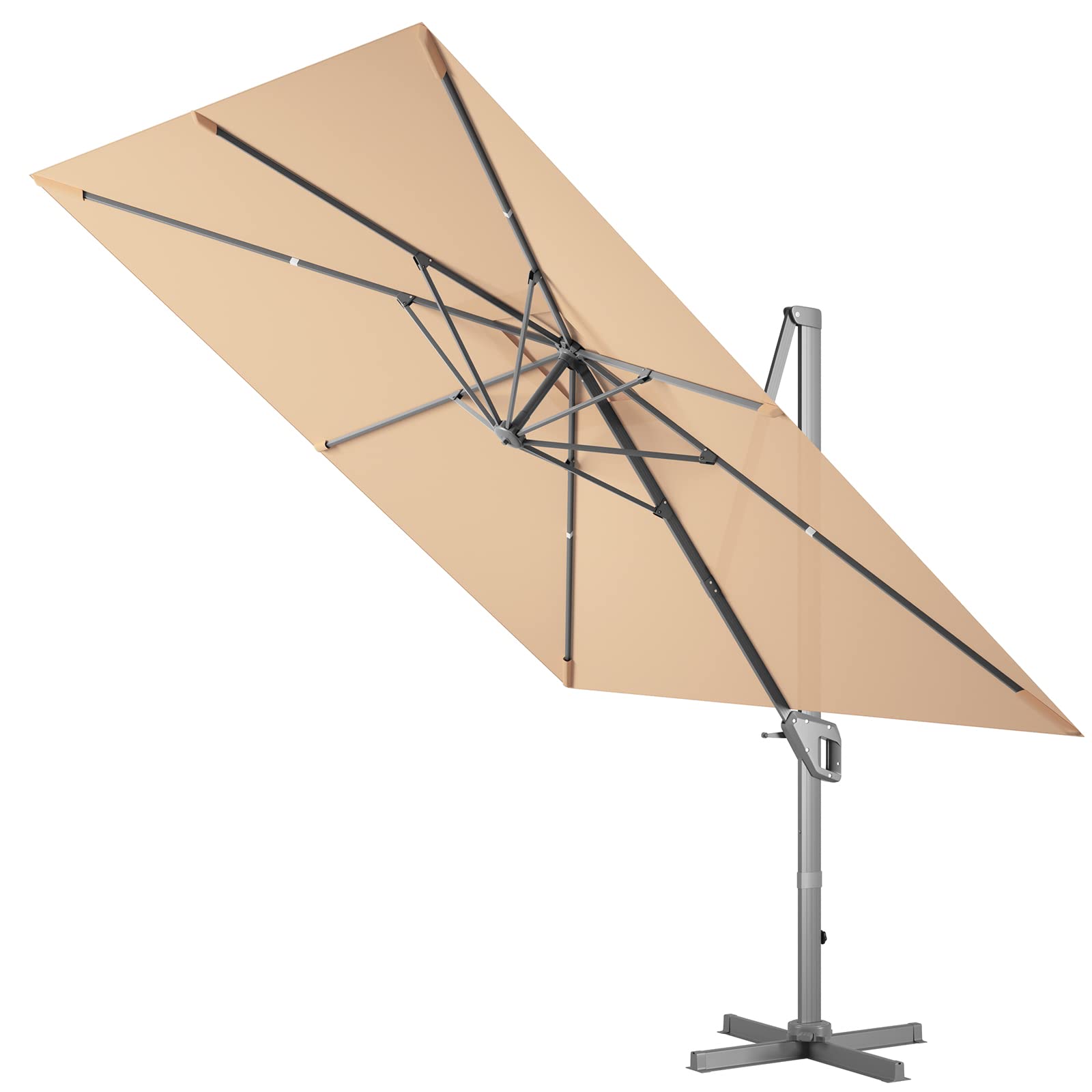 Tangkula 10FT Patio Cantilever Umbrella for Garden